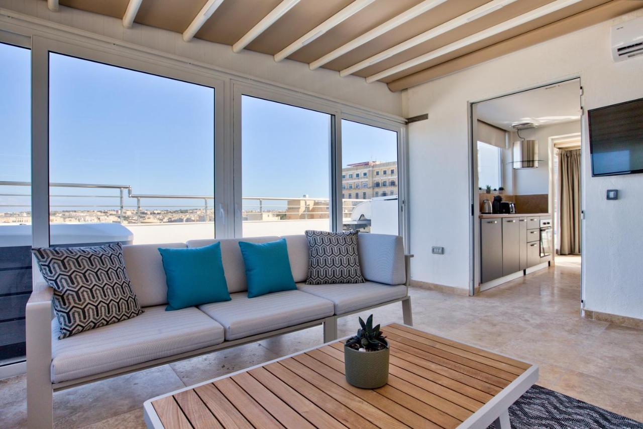 Valletta Luxury 4-Bedroom Duplex With Stunning Sea Views Private Terrace And Jacuzzi Zewnętrze zdjęcie