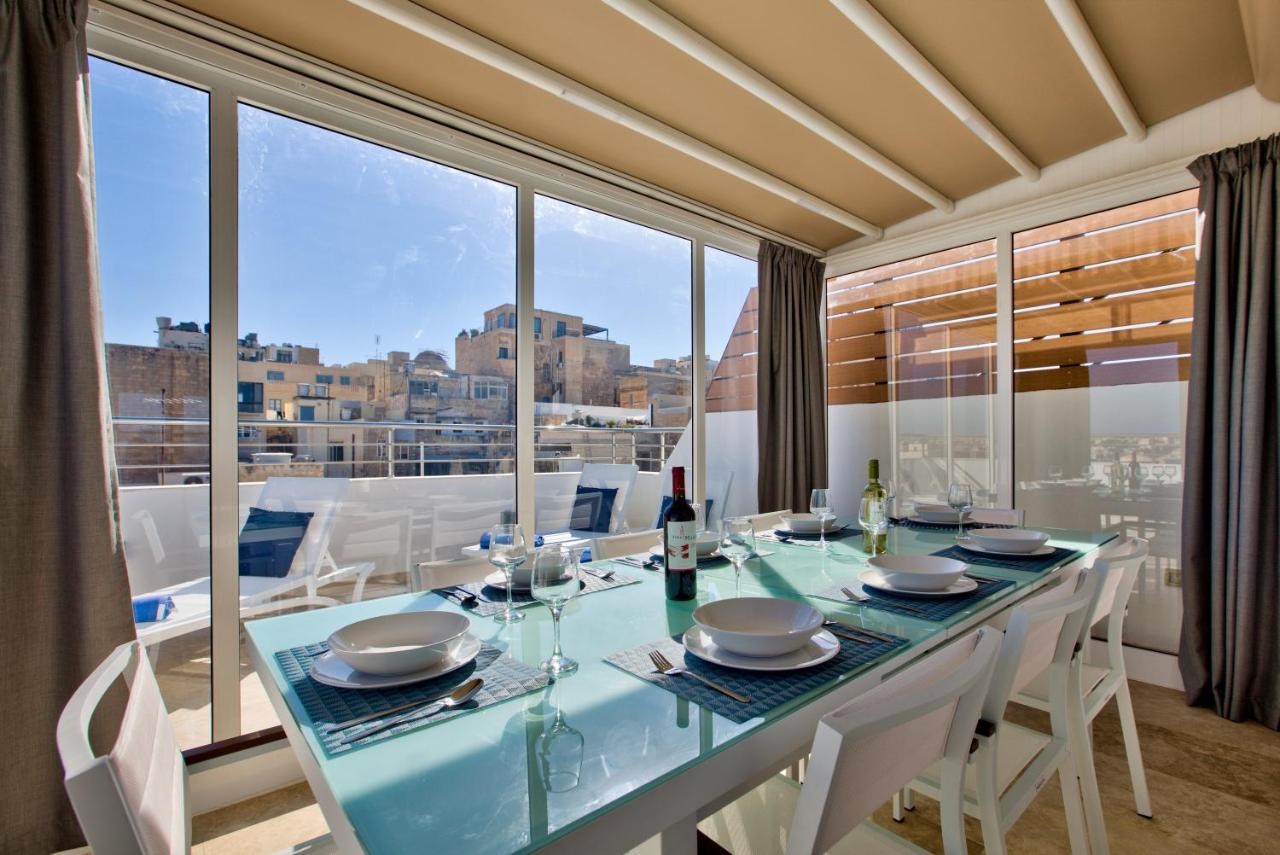 Valletta Luxury 4-Bedroom Duplex With Stunning Sea Views Private Terrace And Jacuzzi Zewnętrze zdjęcie